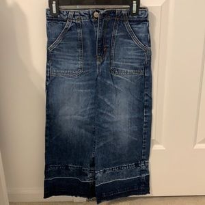 Gap high rise cropped jeans